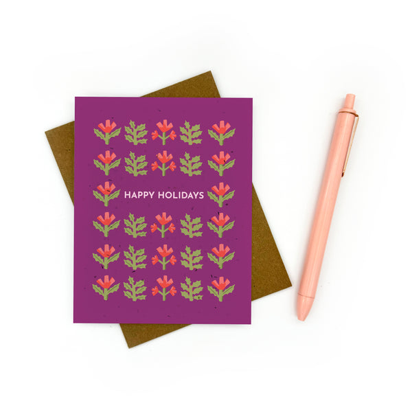 Happy Holly-Days Card