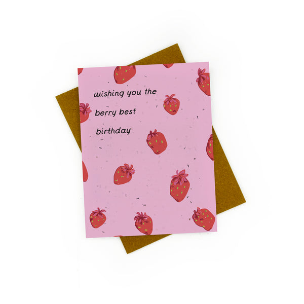 Berry Best Birthday Card